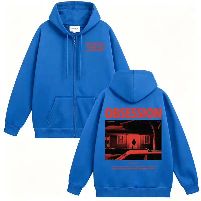 2026ภาพยนตร์Obsessionเสื้อกันหนาวเสื้อแจ็คเก็ตOne Wish Willowระวังสิ่งที่คุณWishสำหรับEyeผู้ชายแฟชั่นRetro zip Up Hoodies