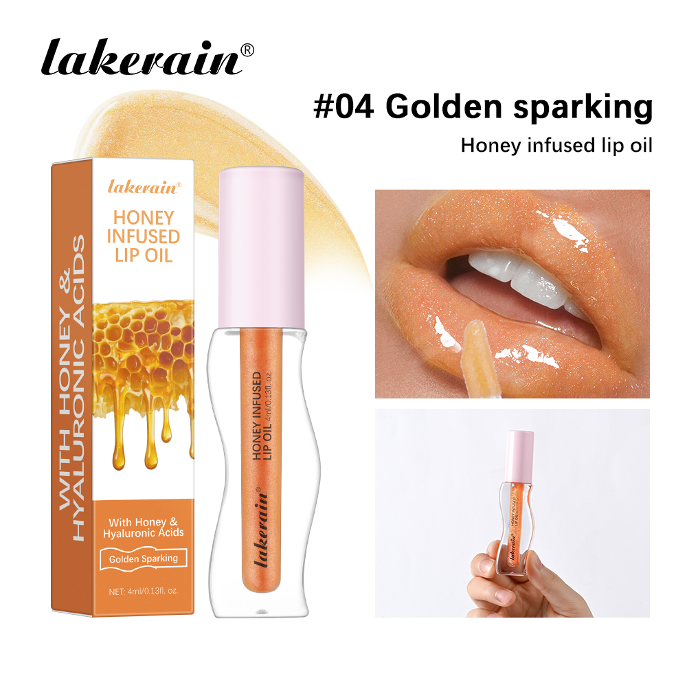 Crystal Fruit Honey Essence Lip Oil Sexy Plump Lip Jelly Strawberry Tinted Lip Liquid Waterproof Moisturize Oil Lipgloss Makeup — image 11