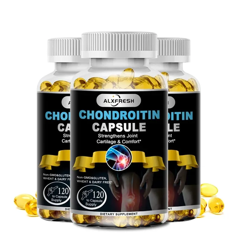 Alxfresh Glucosamine Chondroitin na may MSM Turmeric Vitamin D para sa Bone Absorption Calcium Immune System Support Supplement