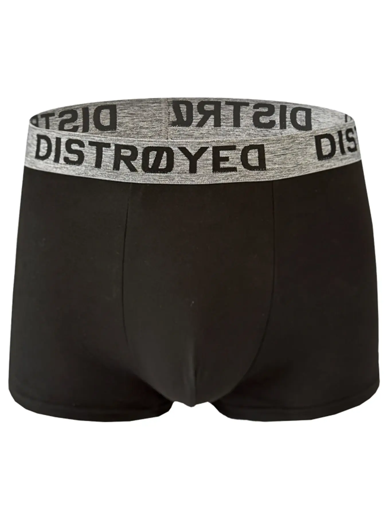 6 Pack Men's Premium Ultra Soft Cotton Boxer Briefs Black and Heather Grey Set Stretchable Fabric Non Binding Classic Underwear