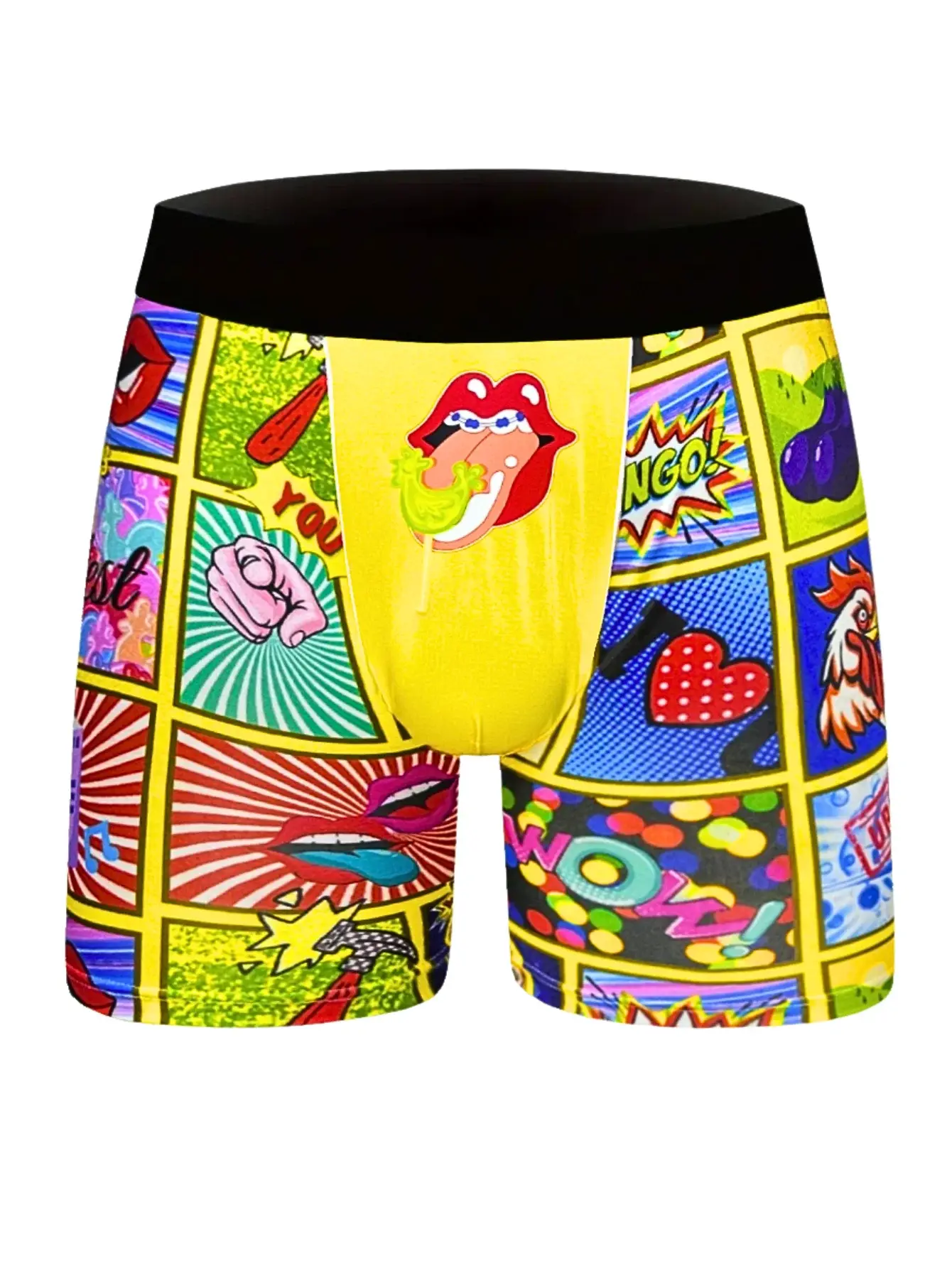 Men Underwear Casual Sports Boxershorts Men Print Long Boxers Teenagers Parents Sexy Funny Underwear Fashionable Printed Shorts — image 6