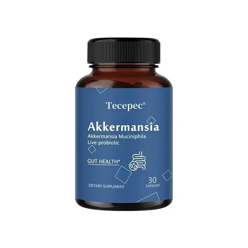 Akkermansia Muciniphila כמוסות פרוביוטיות 100MAFU - אינולין פרה-ביוטי תומך בעיכול רירית המעיים ובאיזון צמחיית המעיים