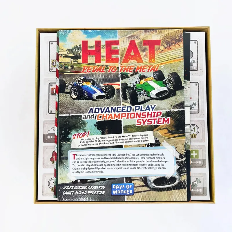 "HEAT: Full Throttle" — Ένα επιτραπέζιο παιχνίδι καρτών αγώνων αγώνων αγγλικής γλώσσας με γρήγορο ρυθμό αδρεναλίνης για 1 έως 6 παίκτες