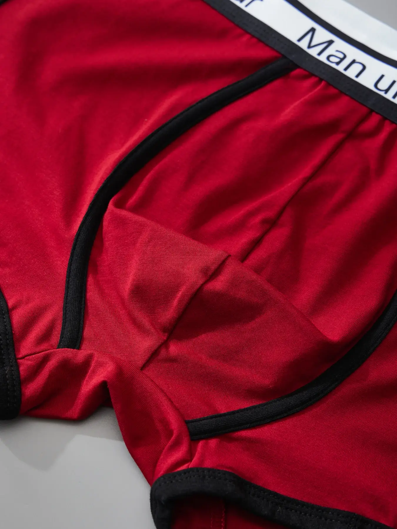 3 pezzi di biancheria intima in cotone da uomo con cinturino con lettera, boxer comodi e traspiranti, bauli morbidi per uomo — image 11