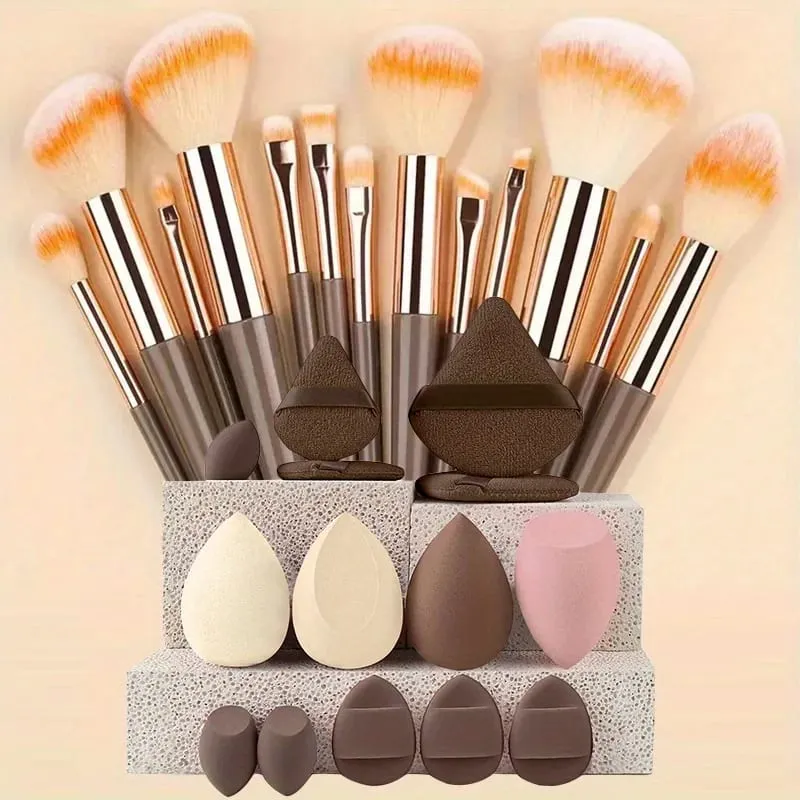 Makeup Brushes 8-29Pcs Makeup Kit Professional Women Cosmetic Soft Powder Brush Eyeshadow Foundation Full Set Travel Beauty Tool