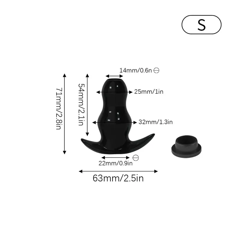 5 Sizes Hollow Anal Plug/Dilator/Dildo Soft Speculum Prostate Massager Butt Plug Set Intimate/Enema Sex Toys For Women Men Gay — image 9