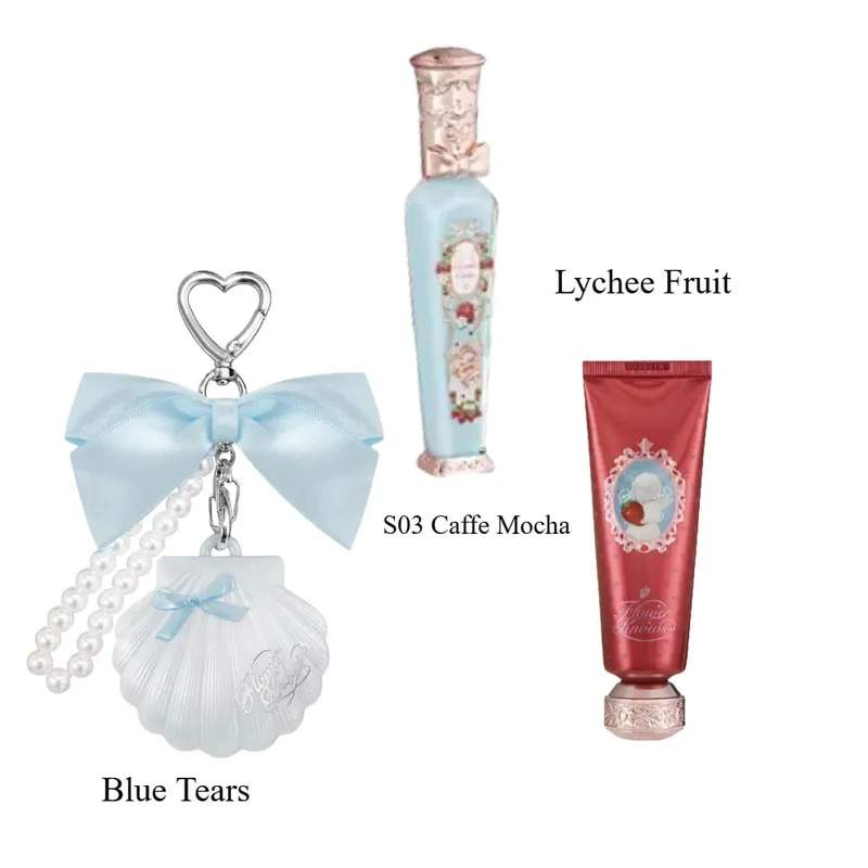 Flower Knows Sweetie Bear Lipstick Mini Setting Powder Σετ φρυδιών μακράς διαρκείας αδιάβροχο, αδιάβροχο