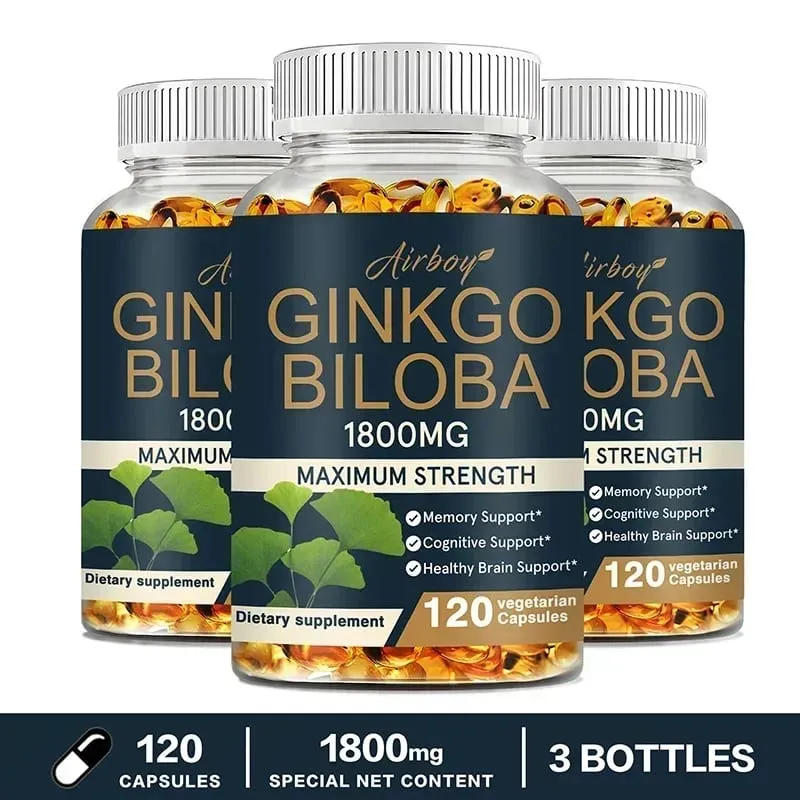 Ginkgo Biloba Supplement - Memory and Learning Promotes Brain Health Improves Clarity Improves ConcentrationSupplement — image 9