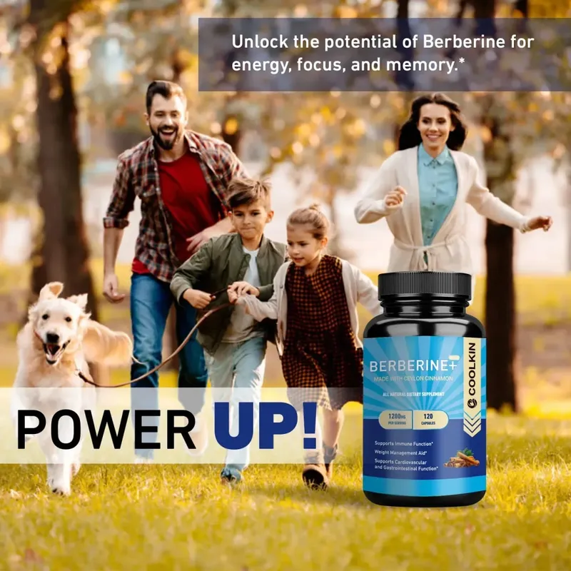 Premium Berberine HCl 1200 Mg Plus Organic Ceylon Cinnamon - Immune System Support Weight Management Supplement — image 6