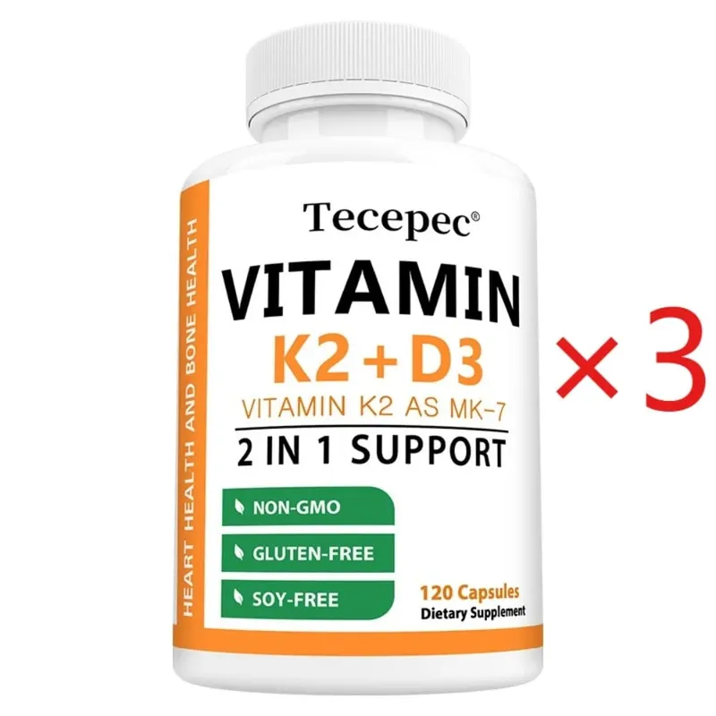 Vitamin D3 + K2 Softgels 2-in-1 Complex Bone Teeth & Immune Health Support Immune System Booster — image 11