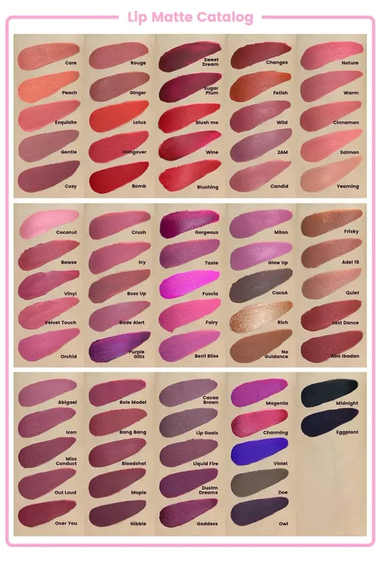 Vegan Σετ Μακιγιάζ Private Label Liquid Liquid Lipstick Waterproof Cruelty Free Kit De Maquillaje Makeup Kit Προσαρμοσμένο λογότυπο — image 7