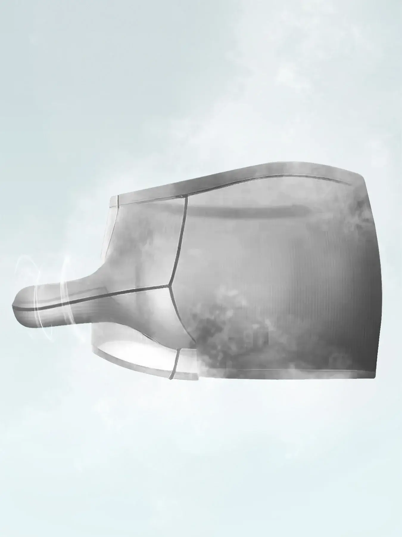 Transparent Boxer Briefs Men Sexy Underwear Ultra Thin Underpants See Through Ice Silk Knickers Smooth Glossy Lingerie Shorts