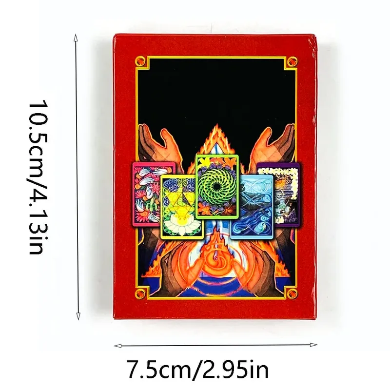 New Sacred Geometry Cards For The Visionary Path A 64 Pcs Oracle Cards Integrating Math Science and Spirituality Party Game — image 6