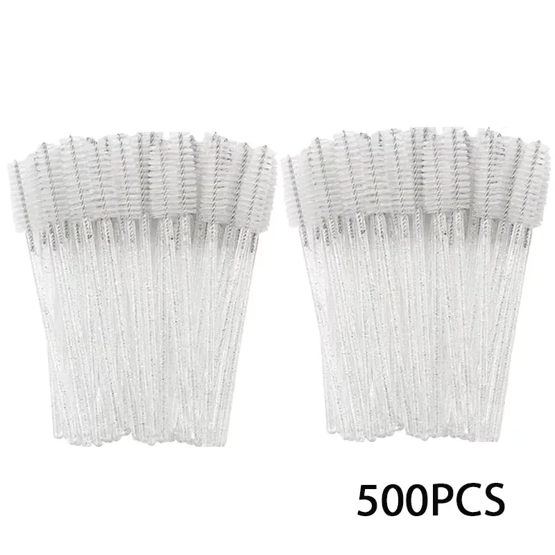 500Pcs Eyelash Brushes Eyelashes Extension Brush Mascara Wands Applicators Makeup Accessories For Eyelashes Eyebrows Wholesaler