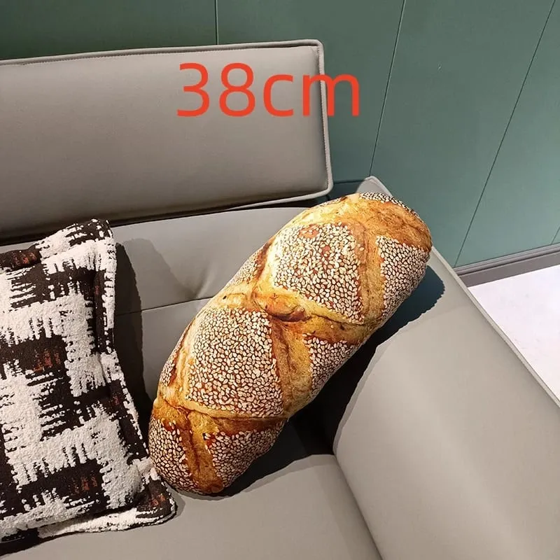 Giant Pillow Simulation Kawaii Big Bread Plush Pillow Doll Soft Cute Food Cushion Toys for Kids Children Birthday Christmas Gift