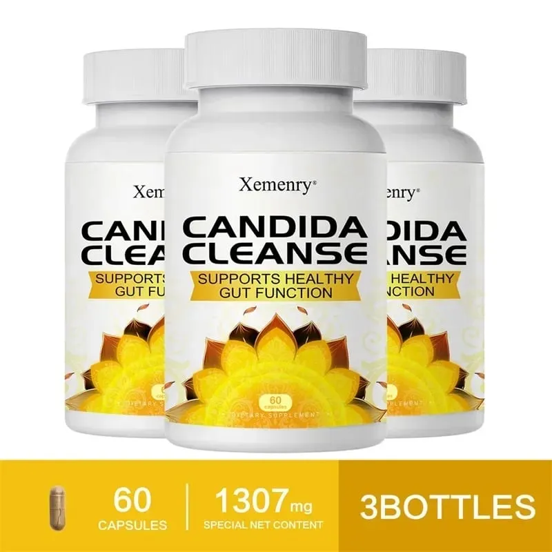 Candida Cleanse - Promotes Intestinal Cleansing and Detoxification Improves Digestion and Relieves Constipation and Bloating