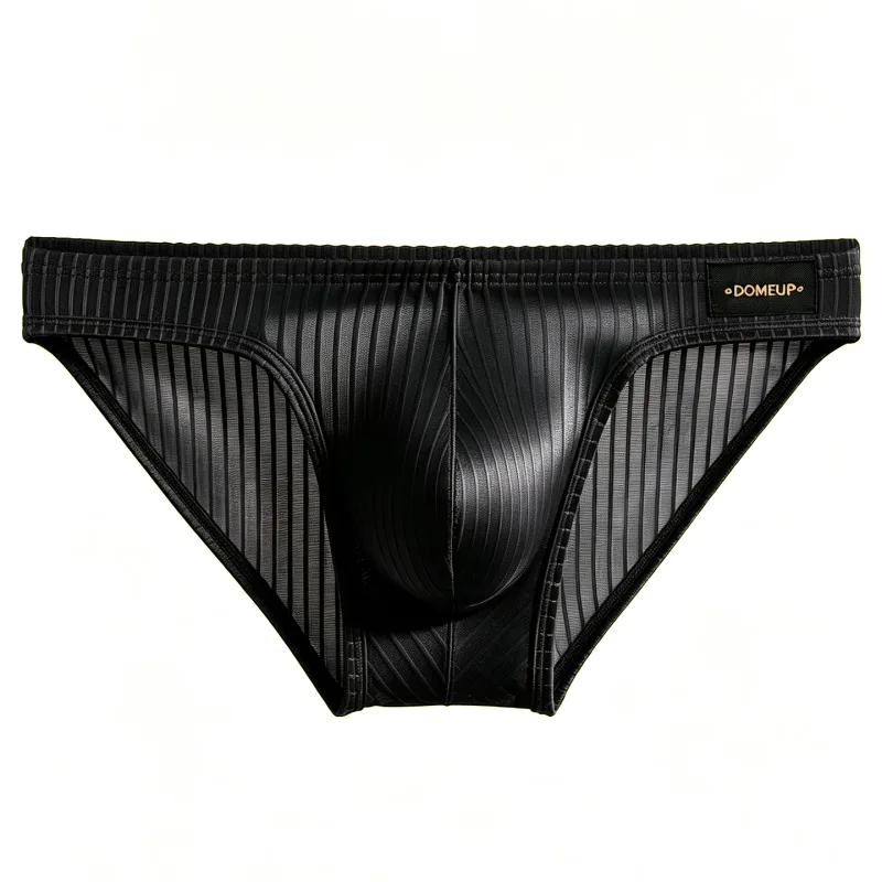 Men's Low‑rise Briefs Waffle Texture Hollow Breathable Sports Underwear Male Pouch Triangle Underpants