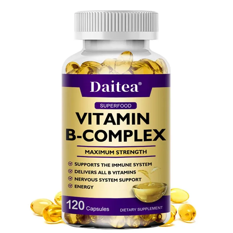 B-vitamin komplex – Az immunrendszert támogató kiegészítő elősegíti az agy egészségét és az idegrendszert, fokozza az energiát és javítja az éberséget