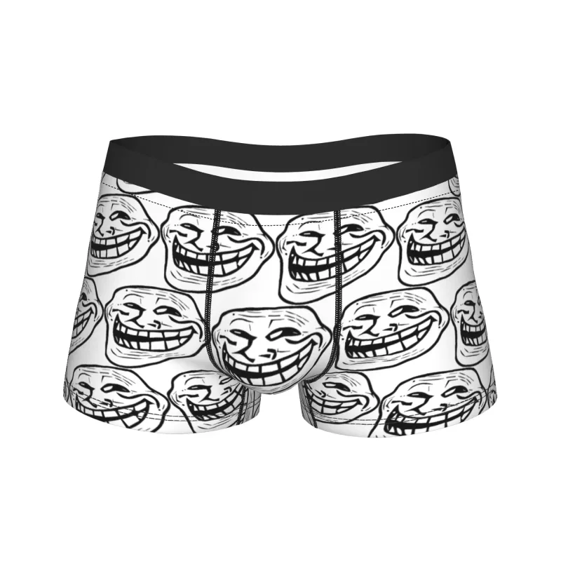 Rage Comic Trollfac Trunk Funny Anime Pouch Underwear Hot Sale Pattern Boxer Brief Comfortable Men Underpants Plus Size — image 2