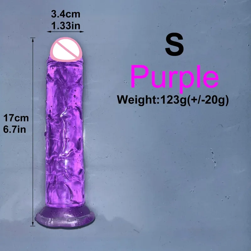 Cheap 5 Colors Small Transparent Dildo Suction Cup Jelly Dick Women Erotic Anal Sex Toys Soft Clitori Vaginal Masturbators Penis — image 13