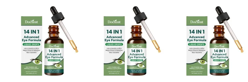 14 σε 1 Eye Formula Liquid Drops – Lutein Zeaxanthin Saffron Astaxanthin Advanced Visual Support Antioxidant Blend 60ml — image 8