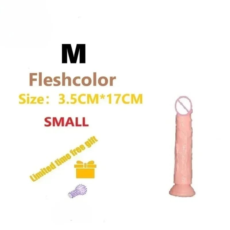 Dildos Sex Toys Dick Cheap Soft Female Vagina Clitoris Anal Masturbators Penis with Suction Cup 5 Colors Consolador Dildo Gode