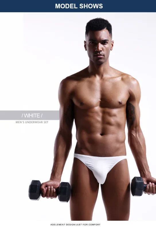 Men's underwear with a U-shaped protruding modal, thin, elastic and sexy low-waisted tight underpants — image 19