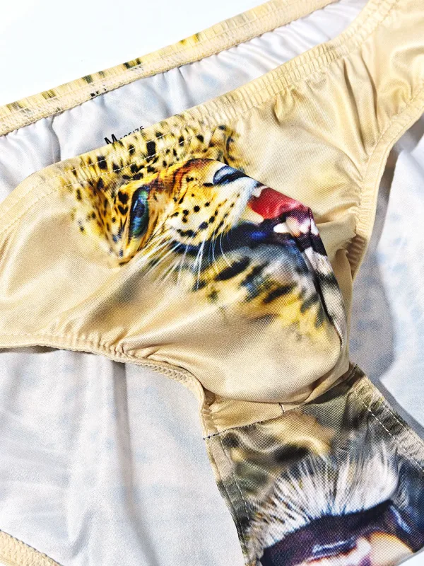 Men Bikini Briefs Sexy Underwear Gay Panties Comfortable Penis Pouch Slip Hombre Cuecas Male Underpants Polyeste Mesh Quick Dry