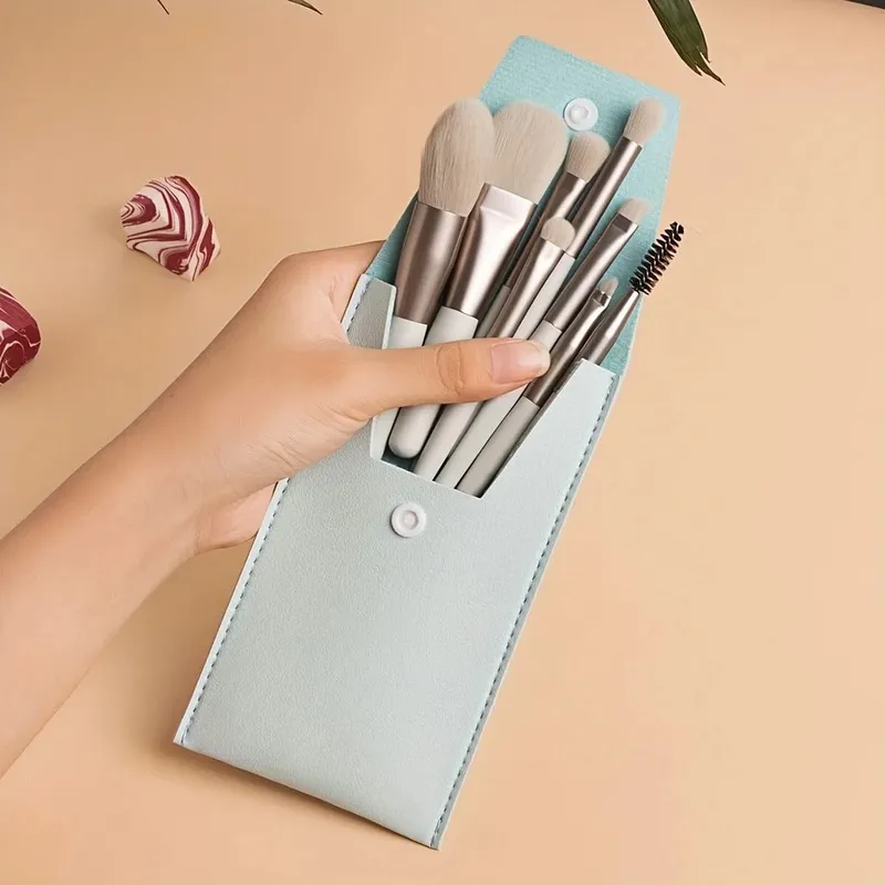 Salim Bag with Makeup Mini Brush 8 Kinds Pmore — image 9
