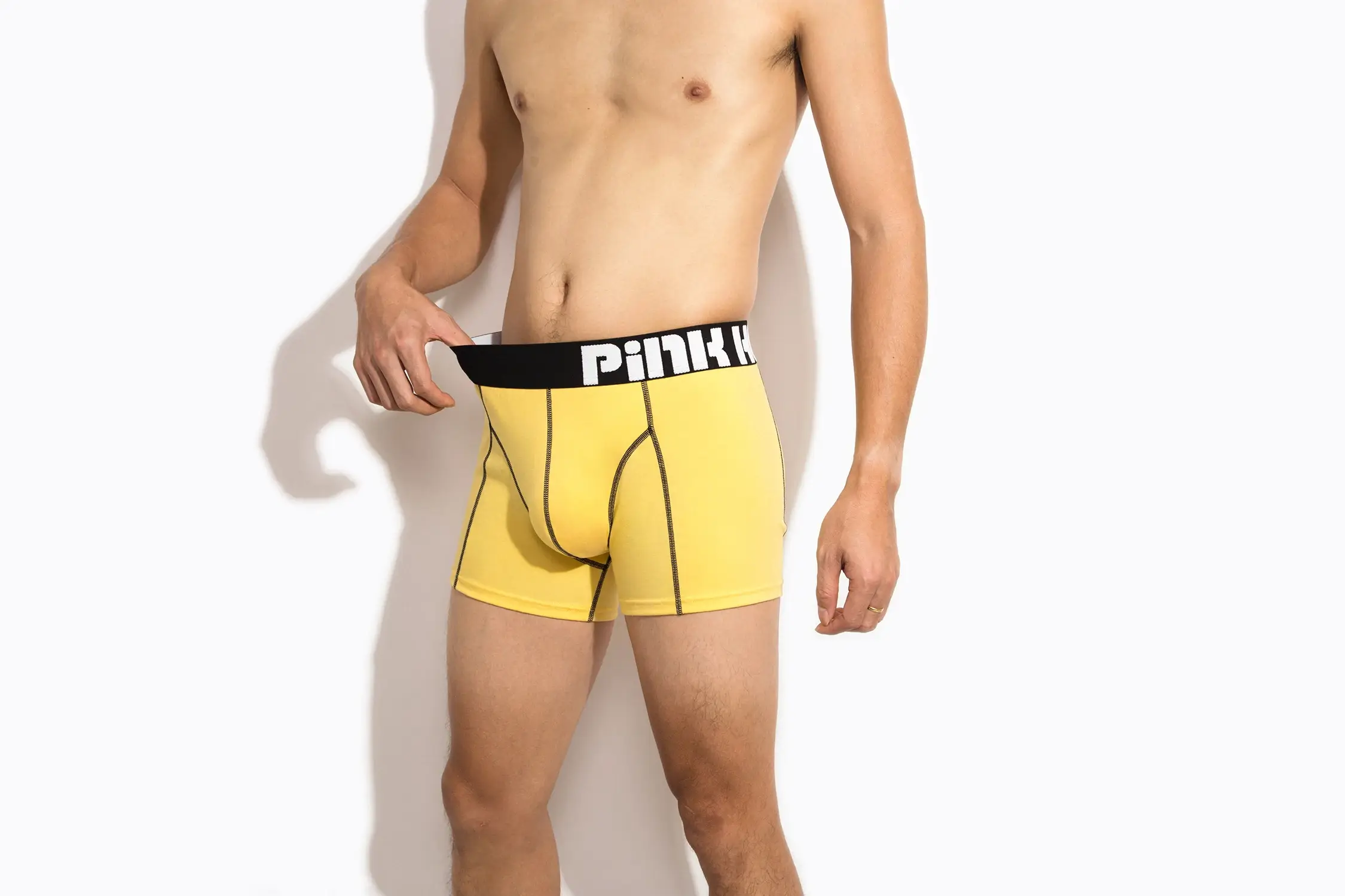 Celana Dalam Fashion PINKHERO 4-PACK untuk Pria, Homme Slip Nyaman dan Lembut Bergaya, Celana Dalam Boxer Pakaian Dalam Mewah Katun, Celana Dalam Pria