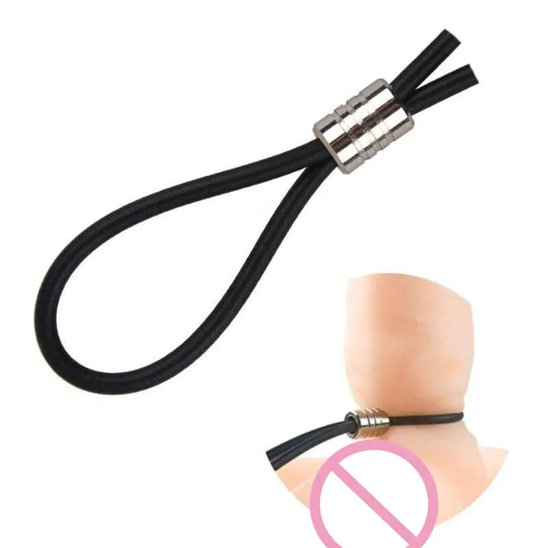 Penis Cock Lasso Ring Keeper Rubber Male Prolong Enhancer Delay Time Lasting Impotence Cocking Ring Sex Toy Product