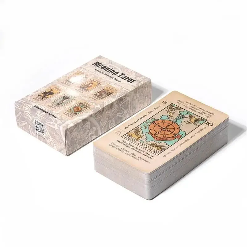 Tarot kártya jelentéssel Kezdő Tarot Kulcsszó Antikolt Tarot Pakli Tanuld meg a Tarot 78 kártya megfordítva