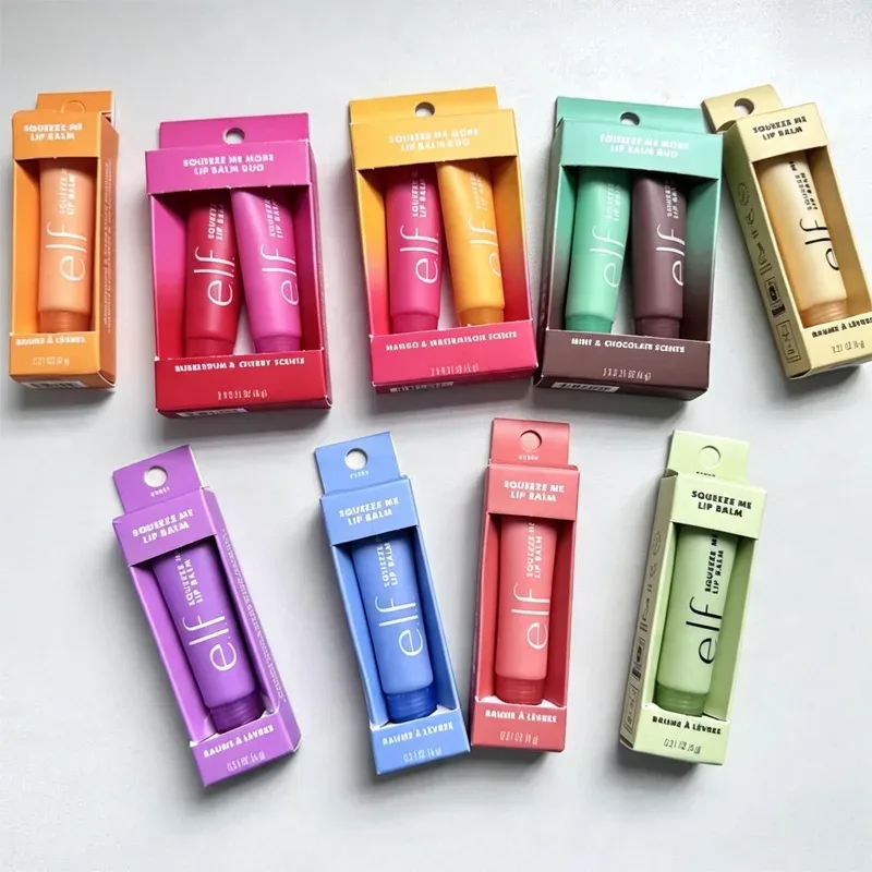 E.l.f Squeeze Me More Lip Balm Duo Lip Gloss Mango-Καρπούζι Τσίχλα-Κεράσι μέντα-Σοκολάτα Δίχρωμο Σετ με 3 Συνδυασμούς — image 4