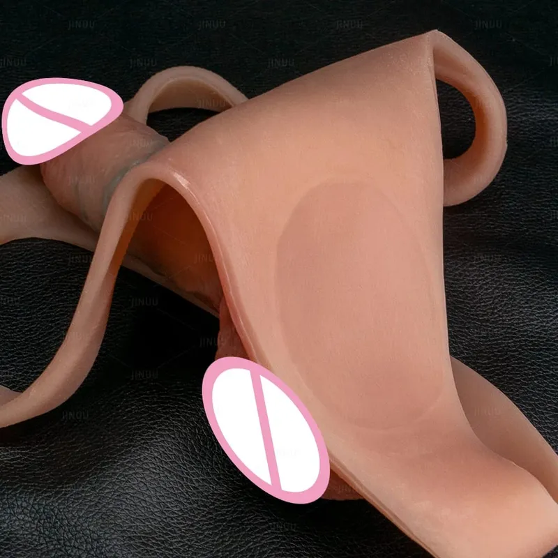 Silicone Strap on Dildo Para sa Lesbian Gay Reusable Solid Penis Dick Skin Feeling Dildo Pantalon Strapon Penis Sex Toys para sa Babae 18+