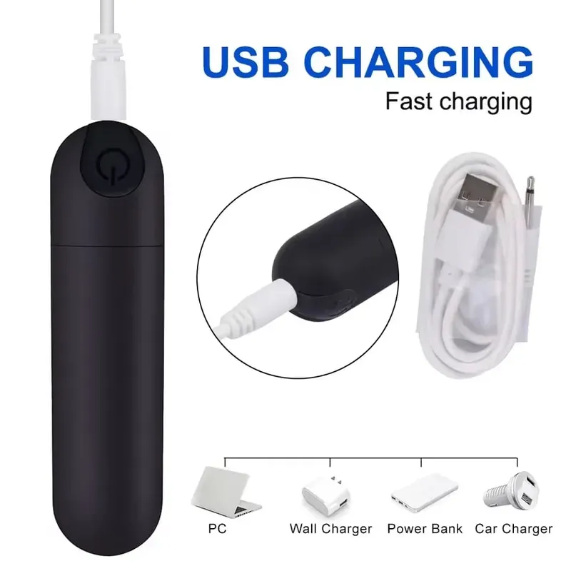 Erőteljes, 10 sebességes mini golyós vibrátor női csiklóhoz G-pont stimulátor anális dugó hüvelymasszírozó felnőtteknek Szexjátékok — image 3