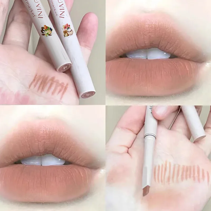 Matte Lip Liner Outline Lips Lipstick Pen Waterproof Long-lasting Color Lip Pencil Lipstick Pen — image 8
