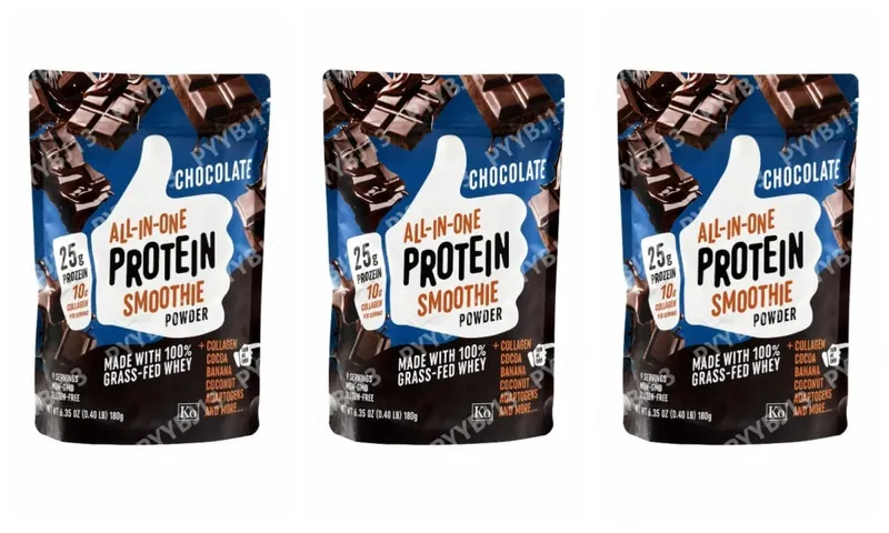 All-in-One Protein Powder Cookies Cream Protein Supplement Powder 25g Protein 10g Collagen Grass-Fed Whey For Men & Women 180g