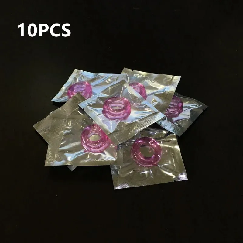 10/5Pcs Silicone Durable Penis Ring Adult Men Ejaculation Delay Cock Rubber Rings Penis Enlargement Sex Toys For Male Sex Ring — image 11