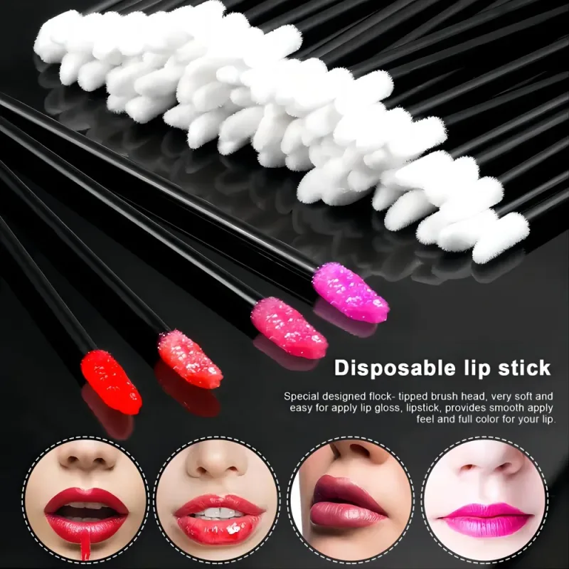 50/100/150pcs Eyelash Brushes Concealer Lash Brush Spoolies Mascara Wands Applicator for Eyelash Extension Makeup Set LAUKISS — image 4