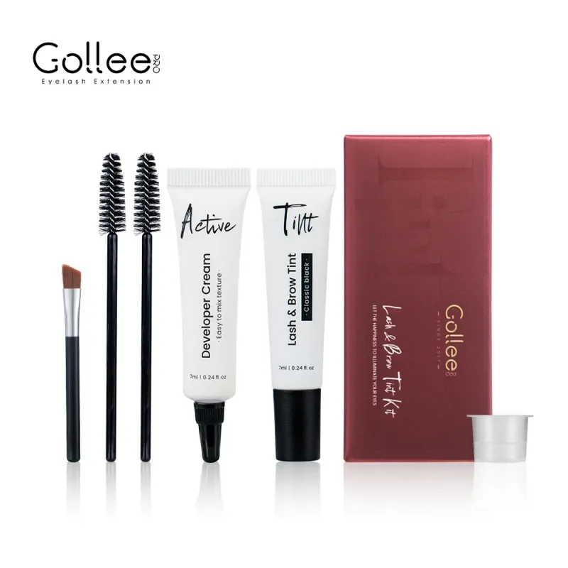 Gollee Eebrow Tint Set 6ml Natural Classic Μαύρες Βλεφαρίδες Brow Tint Kit Ημιμόνιμο Αδιάβροχο Σετ Brow Lash Tint — image 7