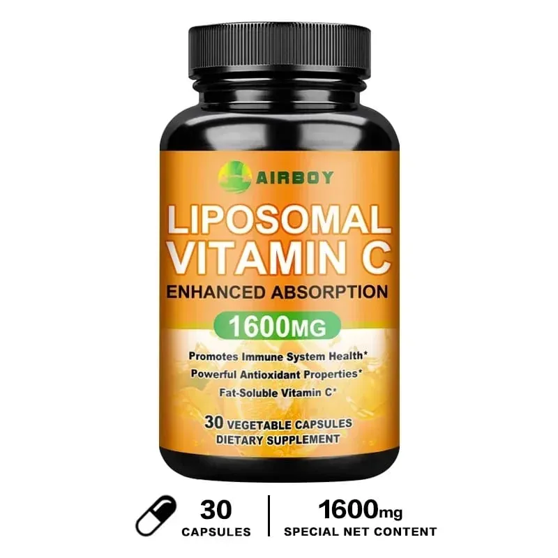 Liposomal Vitamin C - Immune Support Promotes Collagen Production Promote Fat dissolving Antioxidant