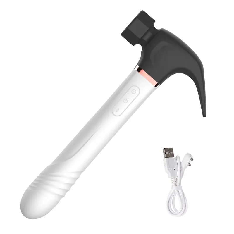 Σφυρί κλειτορίδα πιπιλιστικό δονητής Clitoris G-Spot Massager Θηλή που γλείφει τον κόλπο του πρωκτού Αναδιπλούμενο Dildo Γυναικείο σεξ παιχνίδι — image 12