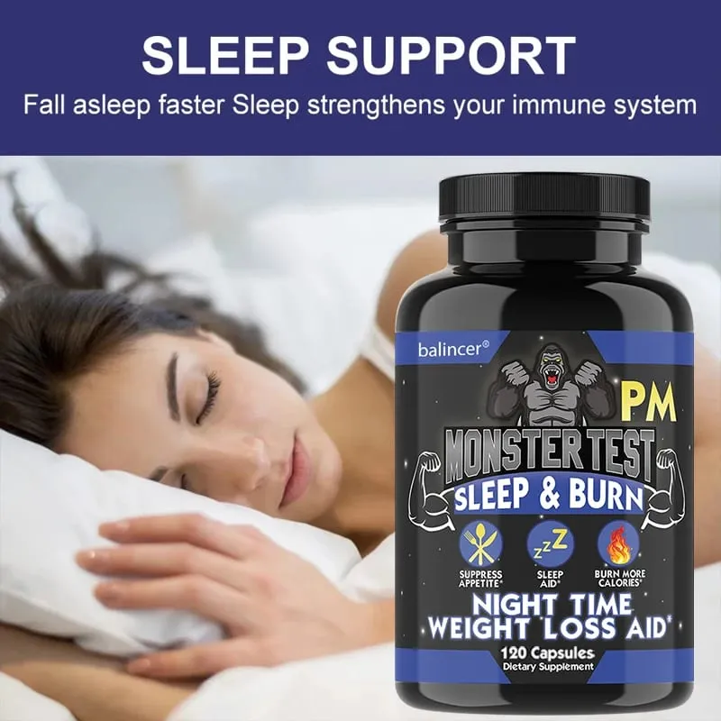 Nighttime Fat Burning Supplement - with Natural Plant Extracts & Magnesium Zinc Weight Management Unisex — image 7