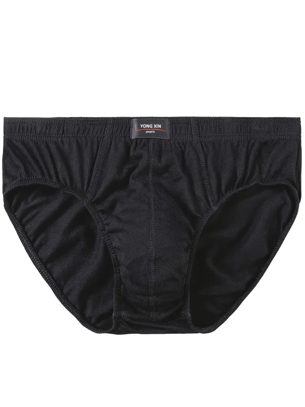 100% Cotton Briefs Mens Comfortable Underpants Man Underwear L/XL/2XL/3XL/4XL5pcs/Set Free Drop Shipping