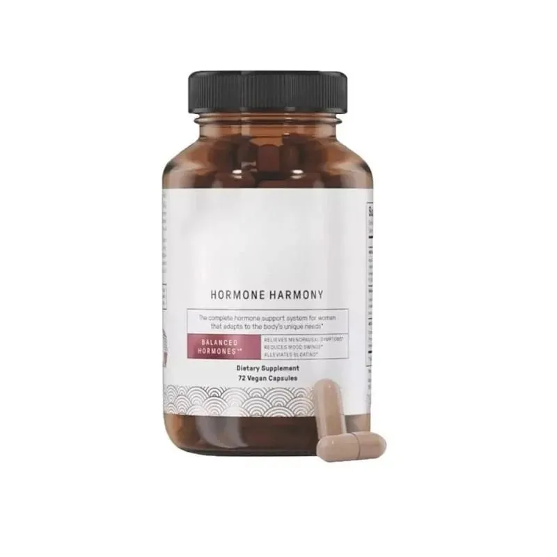 Hormone Harmony kapszula természetes gyógynövény-kiegészítővel Wellness támogatás nőknek Menopauza enyhítése Hormonális egyensúly 72 Szám — image 8