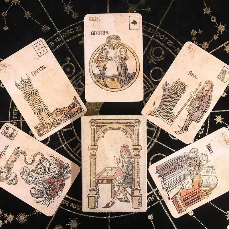 The Silson Lenormand Coloured 36 Card Tarot Deck Oracle Card Game Board Game Divination — image 2