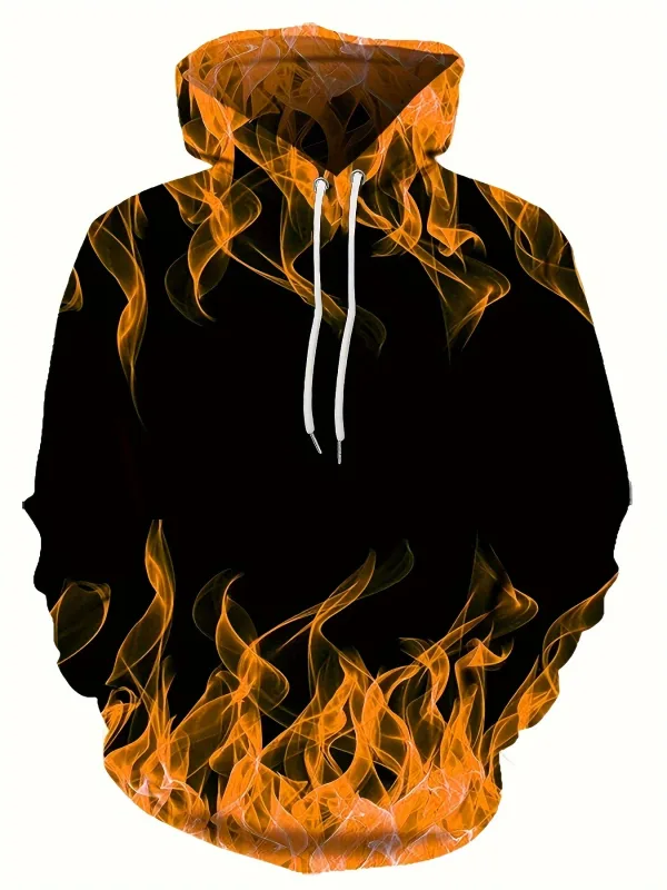 2024 Sudadera con capucha con estampado 3D de llama creativa, sudaderas con capucha geniales para hombre, jersey de primavera y otoño, Sudadera con capucha, ropa Harajuku Y2k de gran tamaño