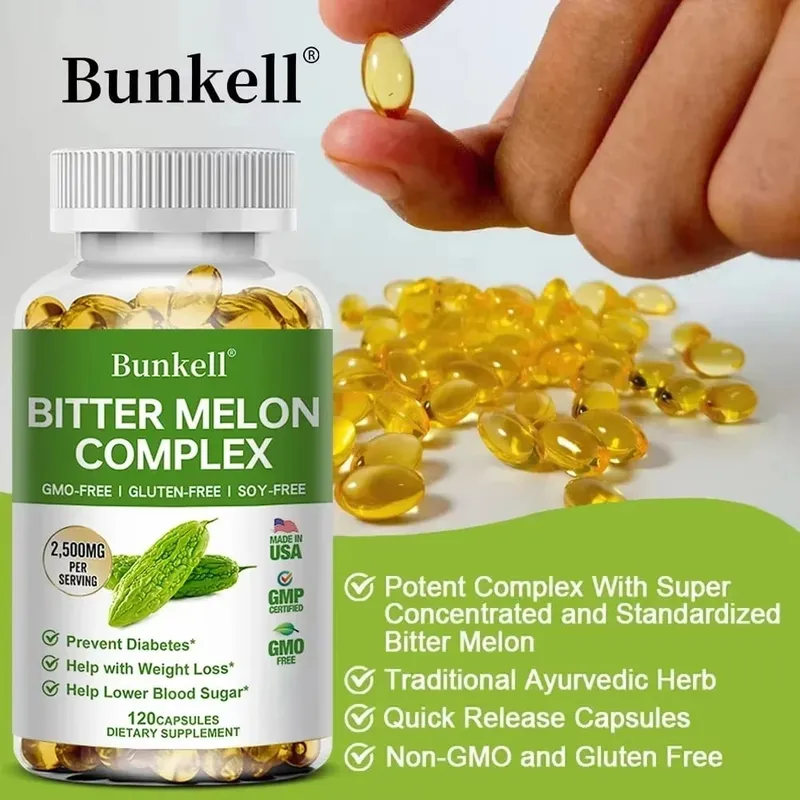 Bitter Melon Extract - Helps balance blood sugar and blood lipids promotes overall metabolic health weight management — image 3