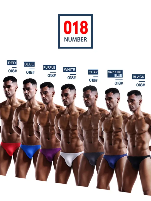 Intimo da uomo, pantaloni a triangolo piccolo da uomo, U convesso, mutande laterali strette e modali sottili elasticizzate sexy a vita bassa — image 18