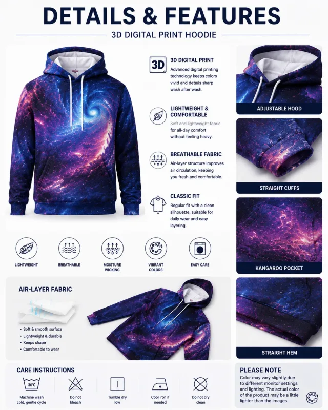Sudadera con capucha con estampado 3D de Halloween Grim Reaper para hombre, sudadera con estampado gótico de Skull Raven, ropa de calle de manga larga para hombre — image 6